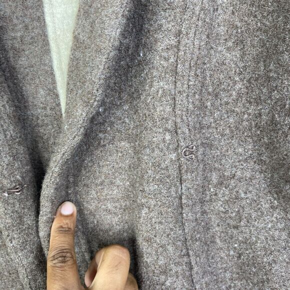 Anthropologie Brown Hooded Cardigan - Picture 6 of 12